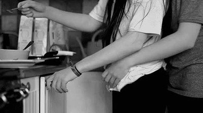 abrazar,detr&aacute;s,parejas,amor