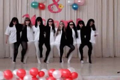 chicas,bailar,dolor,cabeza