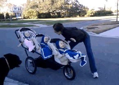 truco,madre,desear,buenos d&iacute;as,trillizos