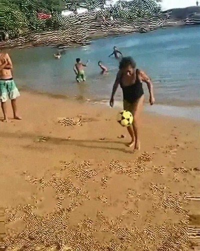 abuela,don,playa,toques,futbol