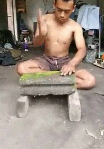 demostrar,fuerza,palma,mano