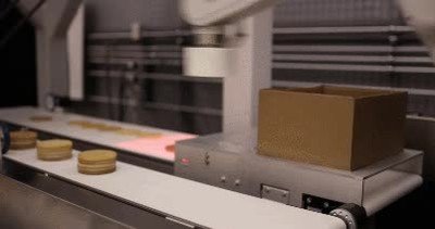 robots,preparar,paquetes,gofres,comer