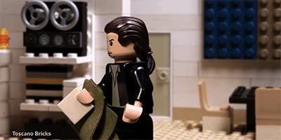 mitico,gif,travolta,piezas,lego