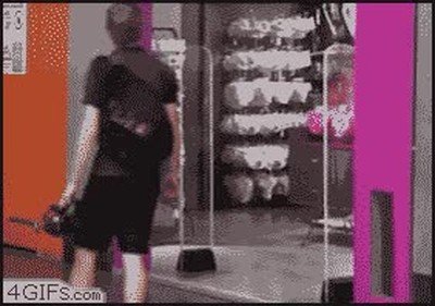 Enlace a Haciendo el ridículo en el centro comercial