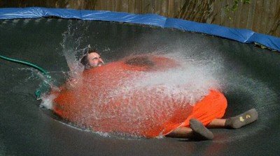 explotar,globo,agua,camara lenta