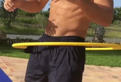 hula hoop,camara,lenta