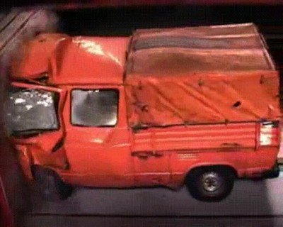 test,accidente,volkswagen T3