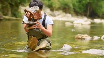 Enlace a Colocar piedras en el río: Nivel Ninja 