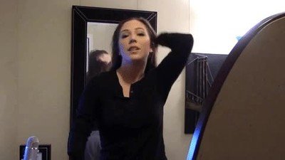 coleta,pelo,chica,mano