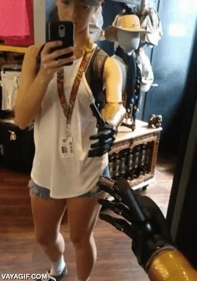 quedarse,mano,robot,biotica