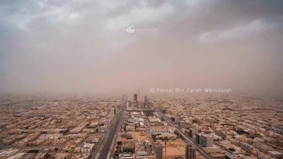 tormenta,arena,golpear,ciudad,riyadh