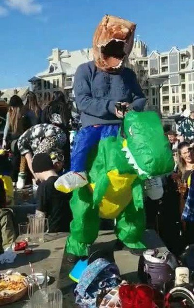 baile,dinoception,locura,dinosaurios