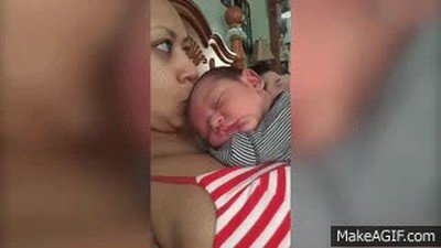 bebe,necesitar,beso,cara,sonreir