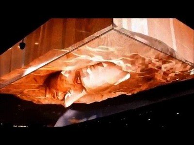 alucinante,proyecci&oacute;n,3d,edificio,las vegas