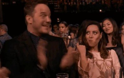 mirar,aubrey plaza,chris pratt