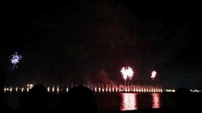 fuegos,artificiales,bandera,americana