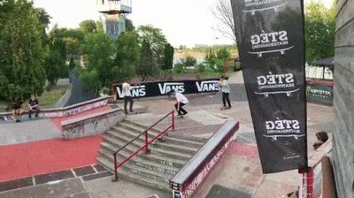 escaleras,skate,genial,truco