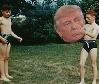 m&aacute;s absurdo,cara,jugar,trump,pelota