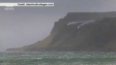 escocia,cascada,viento