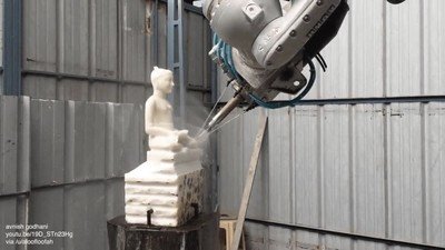 precisi&oacute;n,robot,esculpir