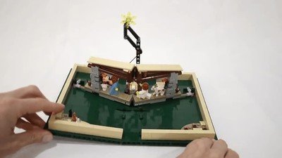 Enlace a Una navidad creada con figuras de LEGO