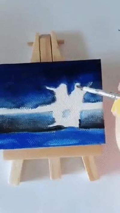 Enlace a Micropintura de una de las mejores escenas de Lalaland