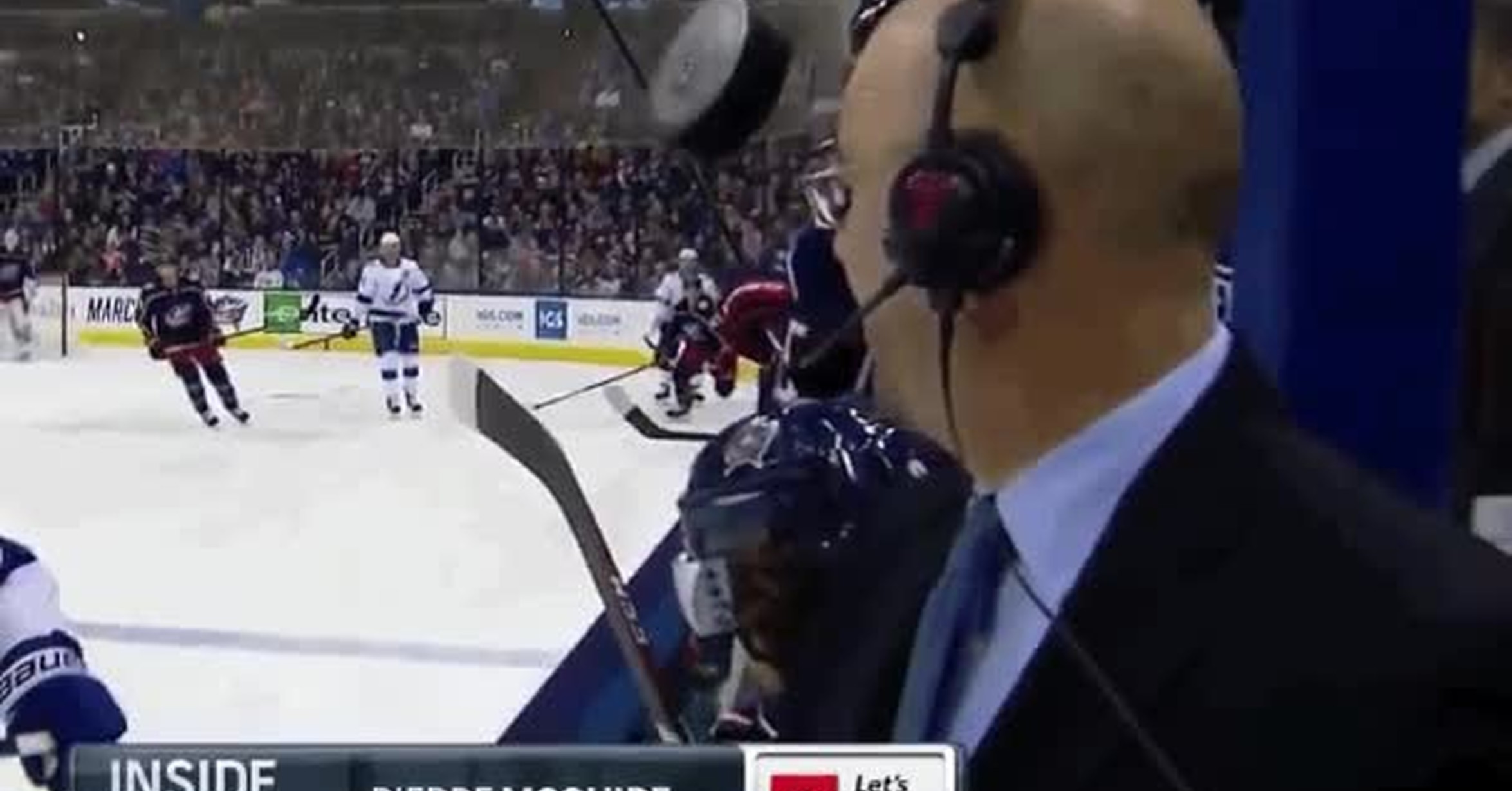 ¡Vaya GIF! / Pierre McGuire ha visto pasar la muerte por ...