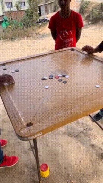 forma,curiosa,jugar,billar