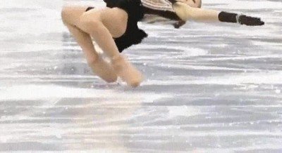 Enlace a Esta patinadora tiene un equilibrio fuera de lo normal