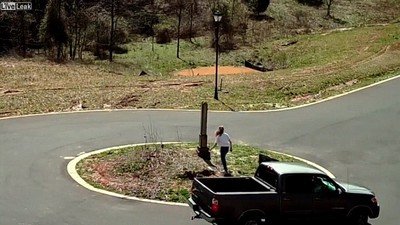 joven,romper,rotonda