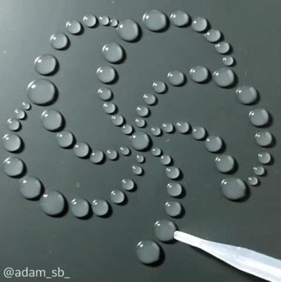 Enlace a Se puede crear arte utilizando solo burbujas de agua 