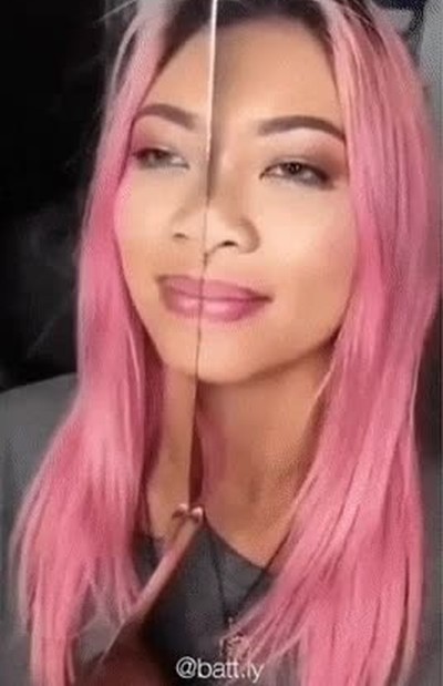 cara,simetrica,espejo