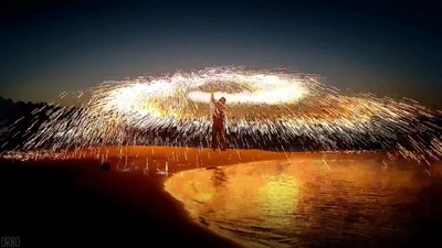 fuegos,artificiales,playa