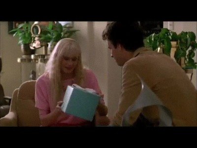 chica,reaccion,gato,caja