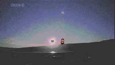 Enlace a Así sería la pantalla del sol de Mario 3 en la vida real 