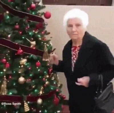 prohibido,tocar,bolas,abuela