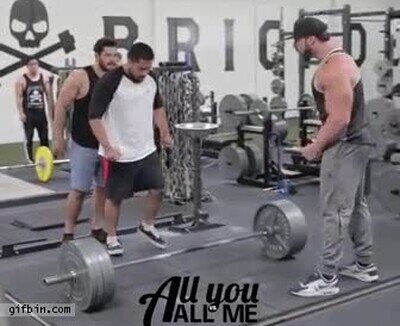 levantar,peso,bofetada