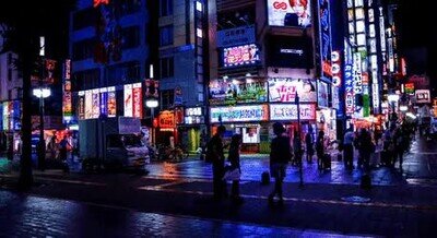 tokyo,noche,ciudad,bella