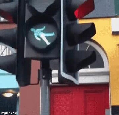 cruzar,sem&aacute;foro,calle