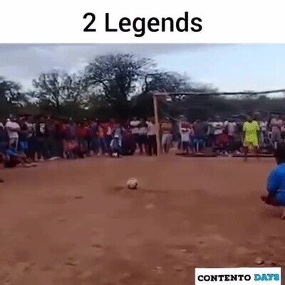 Enlace a 2 leyendas del fútbol