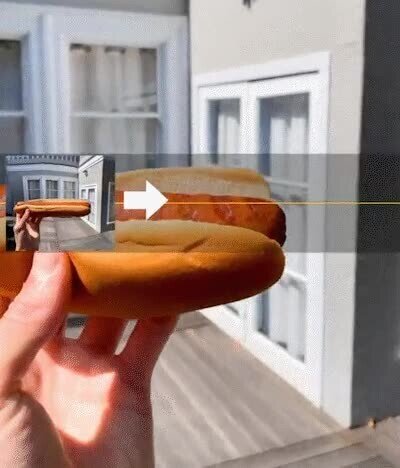 Enlace a Truco para hacer una foto panorámica con una salchicha