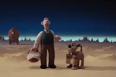 Enlace a Mi escena favortia de Wallace and Gromit