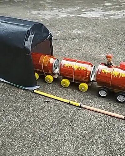 tren,reciclar,ciudad