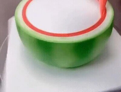 Enlace a Un pastel que parece una sandía