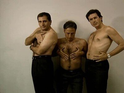 Desagradable momento zen de Steve Carell, Jon Stewar y Stephen Colbert Momento,Zen,Steve Carell,Jon Stewart,Stephen Colbert