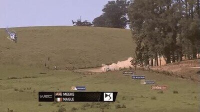 Enlace a Espectacular realización del helicóptero en un rally