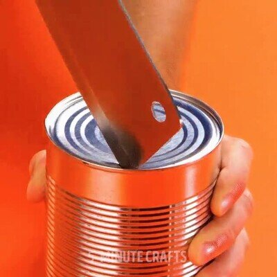 Enlace a Truco para abrir una lata. Oh no...