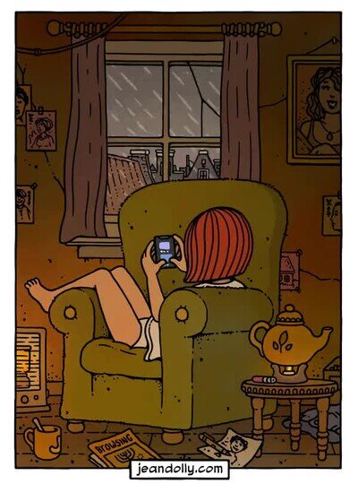 Enlace a Una tarde perfecta de invierno. Por Jeandolly