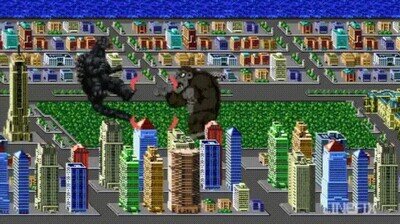 Enlace a Godzilla VS Donkey Kong versión pixelada
