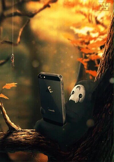 espiritus,bosque,redes sociales